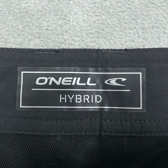 ONeill Hybrid Mens Black Shorts Size 32 Lightweight Casual Design a1110 - Picture 2 of 6